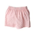 thumbnail image 1 of Jalioing Kids Plaid Lounge Shorts Cute Wide Leg Elastic Waist Short Pants Boys Girls Summer Casual Shorts Loungewear, 1 of 3