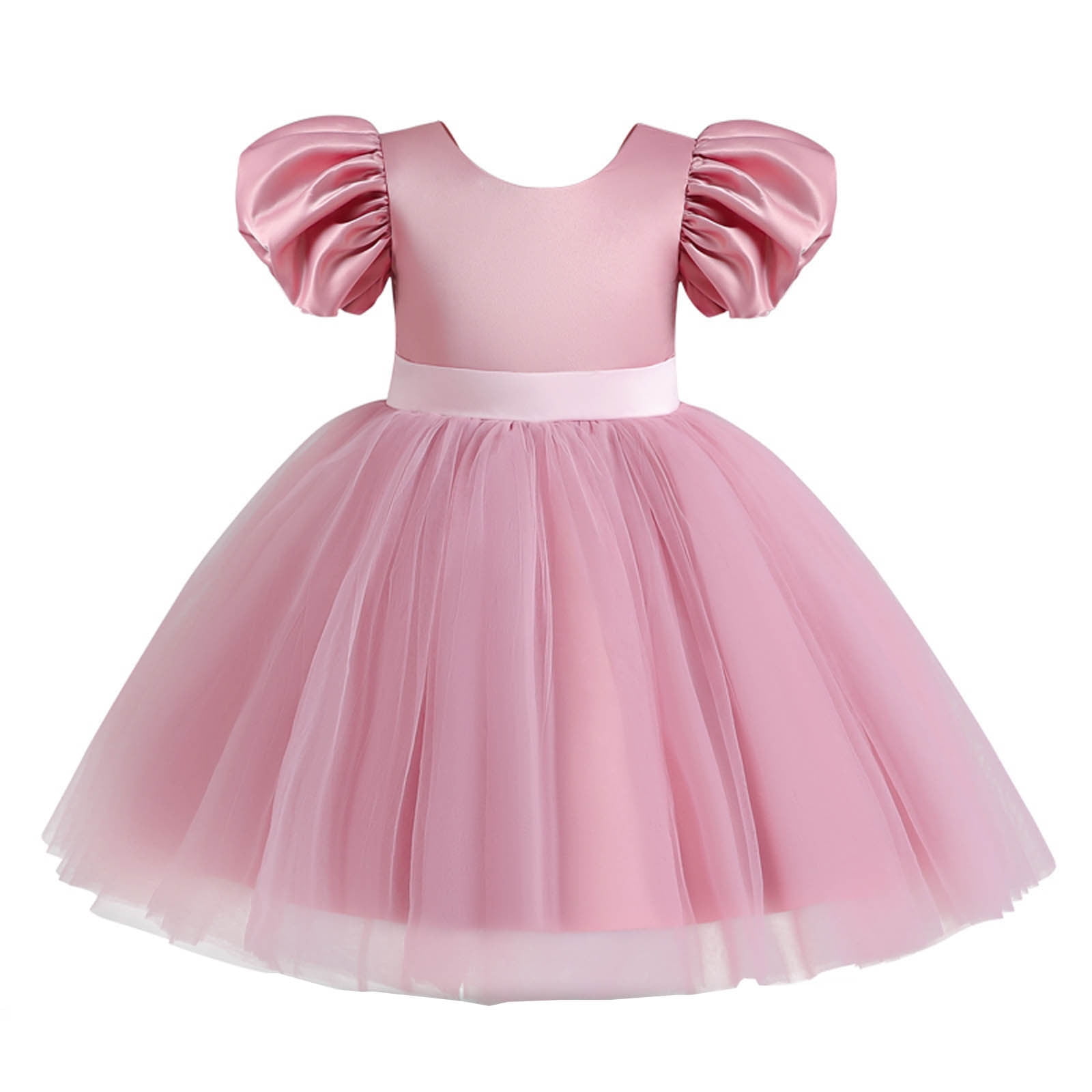 Jalioing Kids Toddler Girls Princess Dresses Tulle Puffy Rompers Skirt ...
