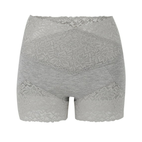 Jalioing Lace Bottoms Pant Womens High Waisted Boyshorts Seamless Boxer Underwear Under Dress