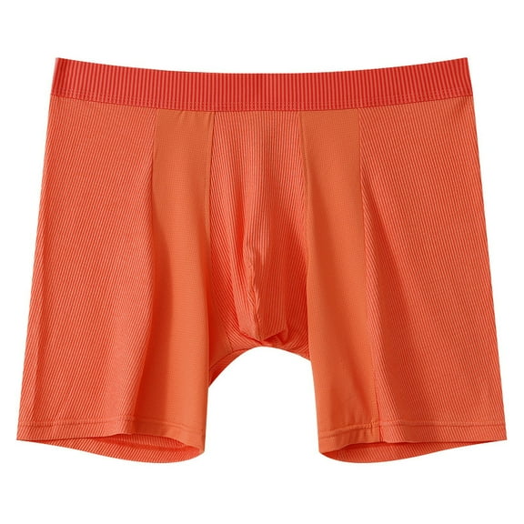 Jalioing Men's Athletic Underwear Solid Color Breathable Mesh Boxer Briefs Soft Comfort Workout Trunks Boxers