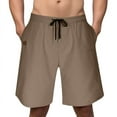 thumbnail image 1 of Jalioing Men's Casual Beach Shorts Elastic Waist Drawstring Loose Basic Shorts with Pocket Summer Lounge Shorts, 1 of 7