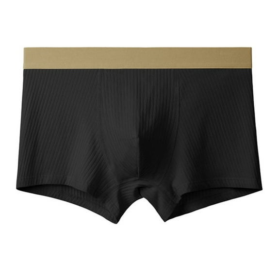 Jalioing Men's Comfort Boxer Briefs Breathable Lightweight Short Leg Trunks Soft Stretchy Cotton Underwear
