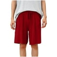 thumbnail image 1 of Jalioing Men's Lounge Shorts Loose Comfy Elastic Waist Drawstring Shorts Breathable Summer Sleep Shorts with Pocket, 1 of 7