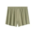 thumbnail image 1 of Jalioing Men's Short Leg Trunks Breathable Solid Color Elastic Waist Boxer Briefs Comfortable Stretchy Underwear, 1 of 3