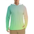 thumbnail image 1 of Jalioing Men's Sun Protection Hoodies Long Sleeve Hooded Sun Shirt Lightweight Breathable Outdoor Sport Tops, 1 of 4
