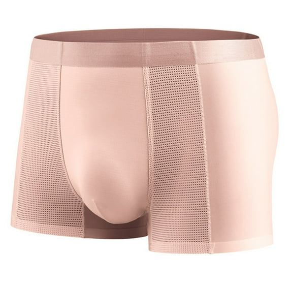 Jalioing Mens Boxer Briefs Breathable and Soft Underwear for Men Comfortable Waistband Trunks Boxers L-4Xl