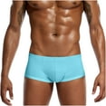 thumbnail image 1 of Jalioing Mens Boxer Underwear Breathable Low Rise Boxer Briefs Comfortable Stretchy Short Leg Trunks Underpants, 1 of 3