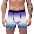 thumbnail image 1 of Jalioing Mens Underwear Colorful Boxer Briefs Breathable Stretchy Short Leg Underpants Soft Comfortable Trunks, 1 of 7