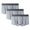 thumbnail image 1 of Jalioing Mens Underwear Multipack Big and Tall Boxer Briefs Comfortable Breathable Elastic Waistband Trunks Underpants, 1 of 2