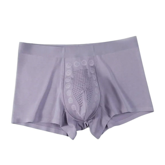 Jalioing Mens Underwear Soft Comfortable Waistband Boxer Briefs L-4XL Breathable Short Leg Trunks for Men