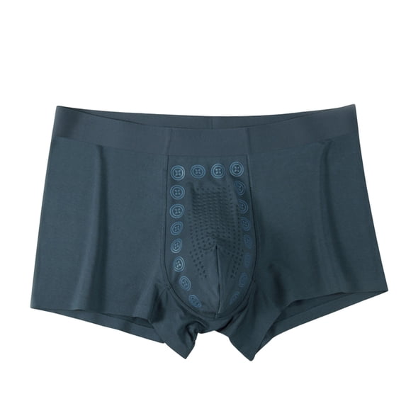 Jalioing Mens Underwear Soft Comfortable Waistband Boxer Briefs L-4XL Breathable Short Leg Trunks for Men