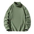 thumbnail image 1 of Jalioing Mock Neck Sweatshirts for Men Fashion Loose Solid Color Long Sleeve Pullover Tops Fall Winter Basic Shirt, 1 of 7
