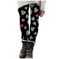thumbnail image 1 of Jalioing Padded Leggings for Women Fleece Lined Thicken Bottoms Fashion Printed Thermal Skinny Pant (Medium, Black), 1 of 4