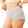 thumbnail image 1 of Jalioing Plus Size Underwear Women's High Waist Full Coverage Briefs Underpants Ladies Breathable Panties M-5XL, 1 of 9