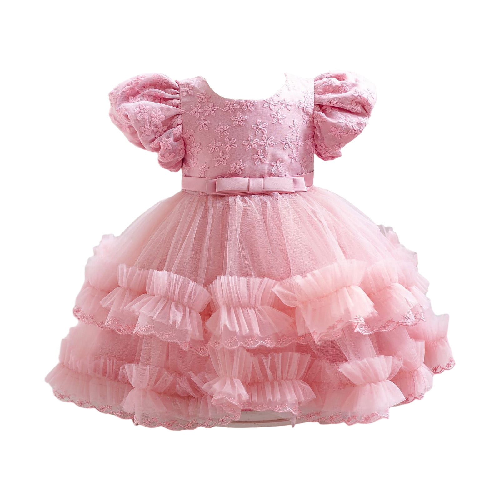 New With Tags Baby Party Wear New Pink Princess Birthday Dress For Baby  Girls - Knee-Length, Sleeveless A-Line Party Gown With Tags Girls Birthday  Dress