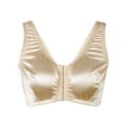 thumbnail image 1 of Jalioing Racerback Bra for Women Front Closure Seamless Bralettes Push up Breathable Padded Bras, 1 of 4