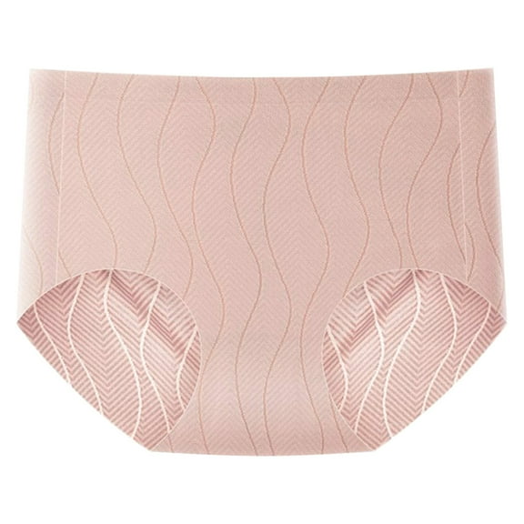 Jalioing Seamless Cotton Underwear Women's Full Coverage Breathable Briefs Soft Comfort No Show Panties