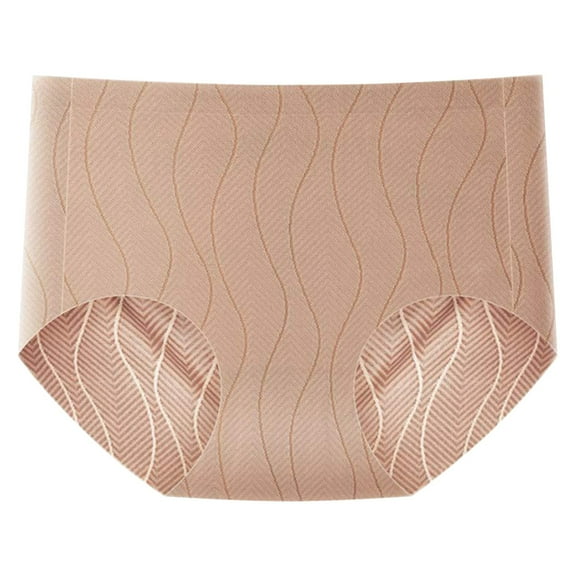 Jalioing Seamless Cotton Underwear Women's Full Coverage Breathable Briefs Soft Comfort No Show Panties