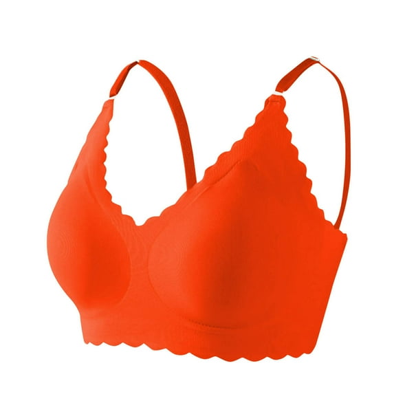Jalioing Seamless Wireless Bras for Women Full Coverage Breathable Everyday Bra Comfort Push Up T Shirt Bra