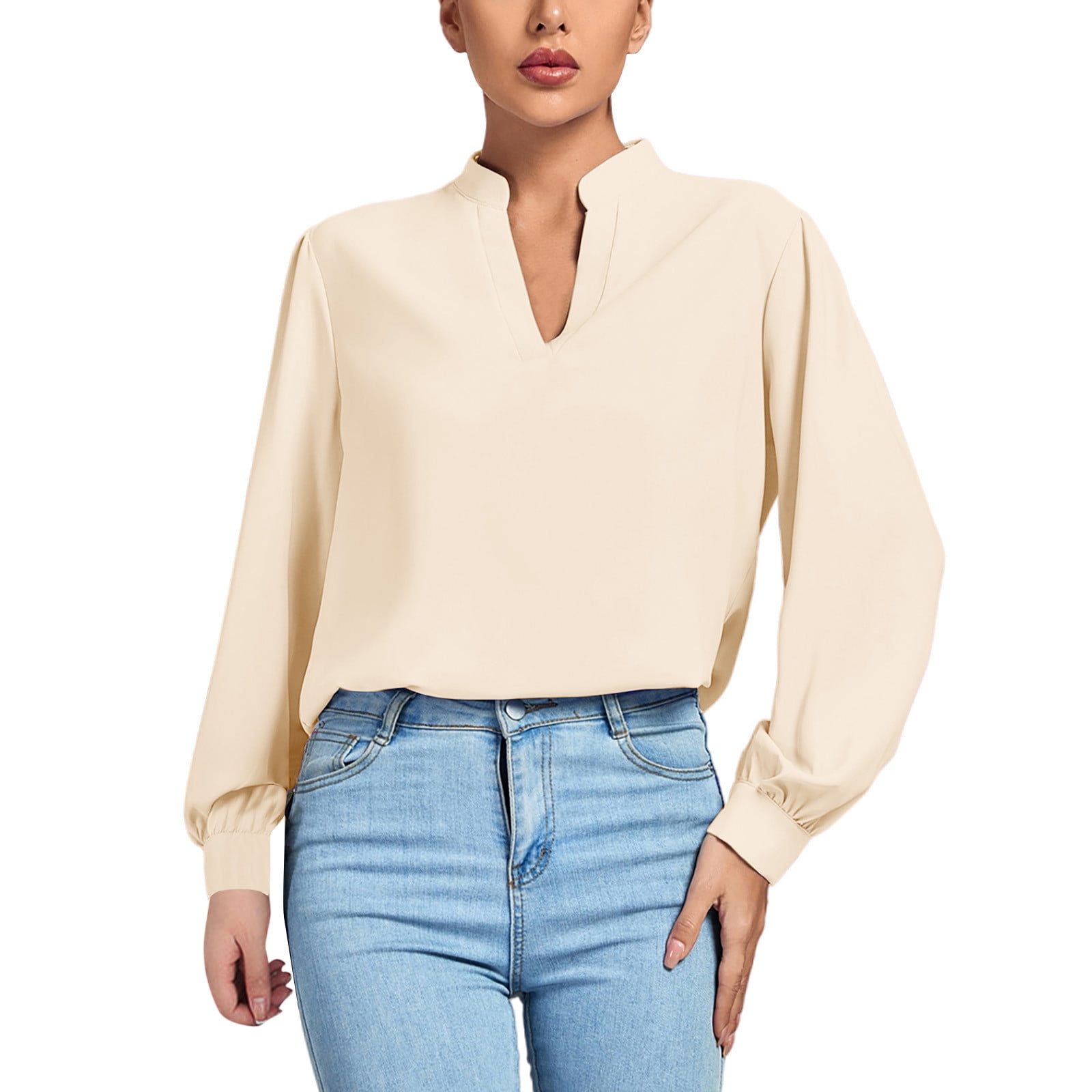 Cream dressy blouse hotsell