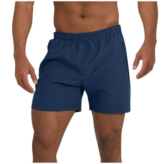 Jalioing Sport Shorts for Men Elastic Waist Loose Running Shorts Summer Lightweight Training Workout Shorts