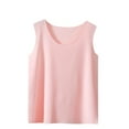 thumbnail image 1 of Jalioing Summer Crew Neck Tank Tops for Girls Breathable Sleeveless T Shirts Casual Comfy Undershirts 3-16 Years, 1 of 7