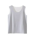 thumbnail image 1 of Jalioing Summer Crew Neck Tank Tops for Girls Breathable Sleeveless T Shirts Casual Comfy Undershirts 3-16 Years, 1 of 7