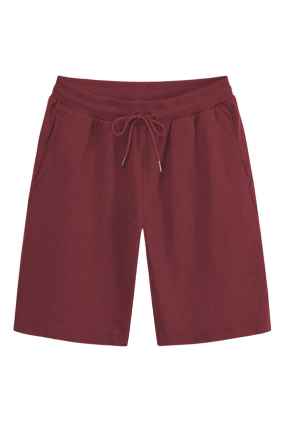 Summer Sweat Shorts for Men Lightweight Elastic Drawstring Athletic Shorts Casual Basic Plain Running Shorts