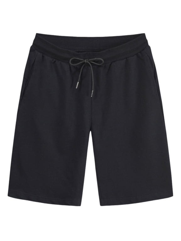 Summer Sweat Shorts for Men Lightweight Elastic Drawstring Athletic Shorts Casual Basic Plain Running Shorts