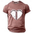 thumbnail image 1 of Jalioing T Shirt for Men Short Sleeve Classic Graphic Tee Baseball Print Casual Crew Neck Summer Pullover Shirt, 1 of 2