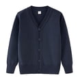 thumbnail image 1 of Jalioing Toddler Baby V-Neck Single-Breasted Button Sweater, 1 of 5
