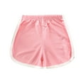 thumbnail image 1 of Jalioing Toddler Babys Short Pants Wide Leg Elastic Waist Cute Shorts Loose Comfy Summer Beach Shorts Cotton Shorts, 1 of 3