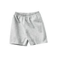 thumbnail image 1 of Jalioing Toddler Kids Basic Cotton Shorts Breathable Summer Shorts Casual Loose Solid Color Cute Shorts, 1 of 5
