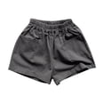 thumbnail image 1 of Jalioing Toddler Kids Cotton Shorts with Pocket Elastic Waist Loose Cargo Shorts Girls Boys Summer Casual Shorts, 1 of 3