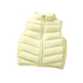 thumbnail image 1 of Jalioing Toddler Kids Puffer Vest Solid Color Zipper Up Stand Collar Sleeveless Puffy Coat Lightweight Thermal Outerwear, 1 of 7