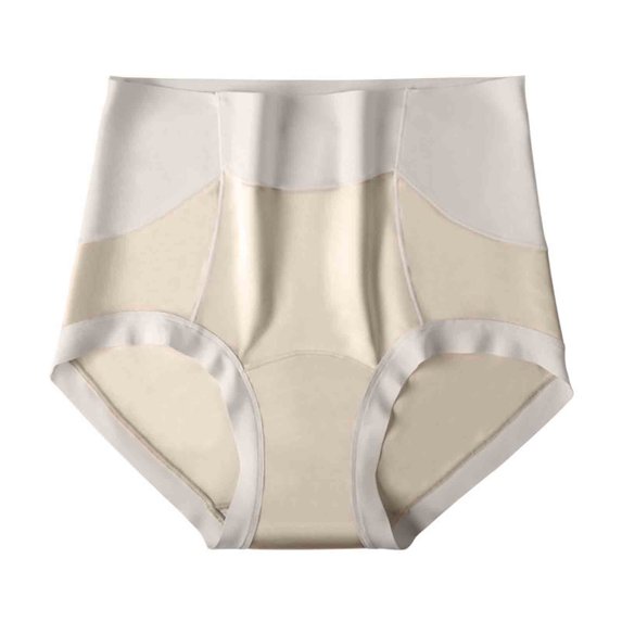 Jalioing Underwear for Women High Waist Stretch Panties No Show Full Coverage Briefs Nightwear