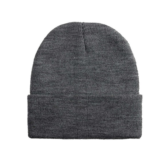 Jalioing Unisex Winter Knit Beanie Classic Fashion Cuffed Beanie Hat Solid Color Basic Hat for Women Men