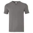 thumbnail image 1 of Jalioing V Neck T Shirt for Men Short Sleeve Casual Tee Shirt Classic Solid Color Basic Summer Shirts Clothes, 1 of 4