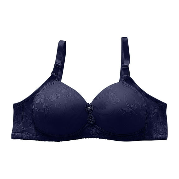 Jalioing Wireless Bra for Women No Underwire Push Up Bralettes Adjustable Full Coverage Everyday Bras
