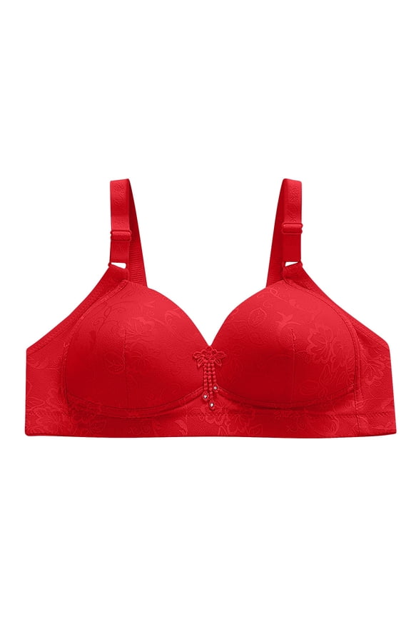 Wireless Bra for Women No Underwire Push Up Bralettes Adjustable Full Coverage Everyday Bras