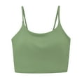 thumbnail image 1 of Jalioing Women's Athletic Tops High Impact Spaghetti Strap Stretchy Crop Yoga Tops Summer Gym Training Tank Tops, 1 of 7
