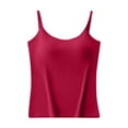 thumbnail image 1 of Jalioing Women's Camisole Pajama Tops Solid Color Soft Comfort Sleep Tank Tops with Adjustable Strap Padded, 1 of 6