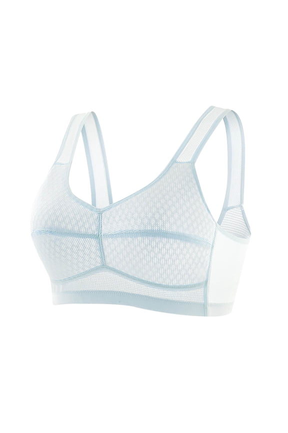 Women's Mesh Bra Breathable Full Coverage Support Bralettes Comfortable No Underwire Everyday Bras