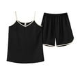 thumbnail image 1 of Jalioing Women's Pajama Set 2 Piece Lounge Set M-2XL Sleeveless Camisole with Shorts Sleep Set Soft Nightwear, 1 of 5