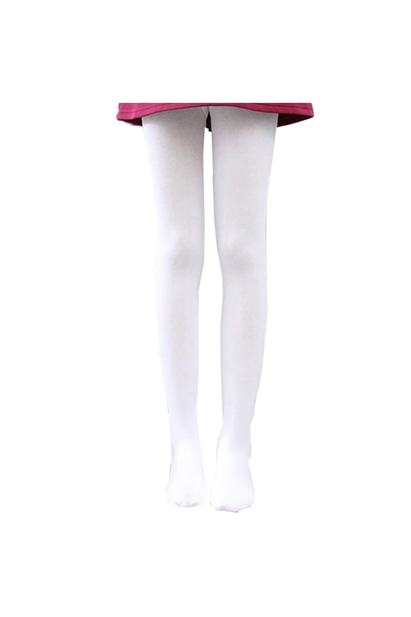 Women's Plus Size Body Stocking Solid Color Stretch Dance Tight Socks No Show Bassic Pantyhose (XXXL, White)