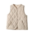 thumbnail image 1 of Jalioing Women's Quilted Vest Lightweight Winter Sleeveless Thermal Coat Padded Button Down Warm Vest with Pocket, 1 of 6