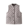 thumbnail image 1 of Jalioing Women's Quilted Vest Lightweight Winter Sleeveless Thermal Coat Padded Button Down Warm Vest with Pocket, 1 of 5