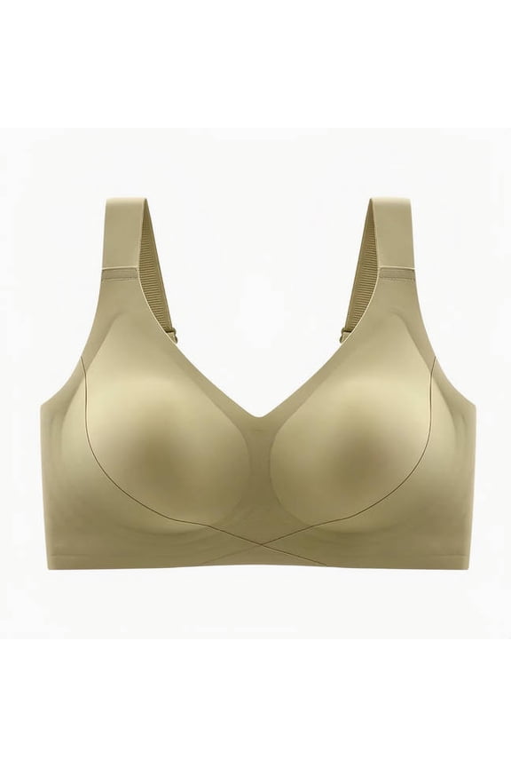 Women's Seamless No Underwire Bras Push Up Breathable Support Bralettes No Show Full Coverage Everyday Bra