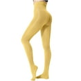 thumbnail image 1 of Jalioing Women's Shimmery Tights Solid Color Opaque High Waist Pantyhose Shiny Stretchy Soft Dance Tights, 1 of 7