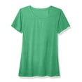 thumbnail image 1 of Jalioing Women's Summer Athletic T Shirt Short Sleeve Breathable Mesh Tops Solid Color Casual Sport Tee Shirts, 1 of 9